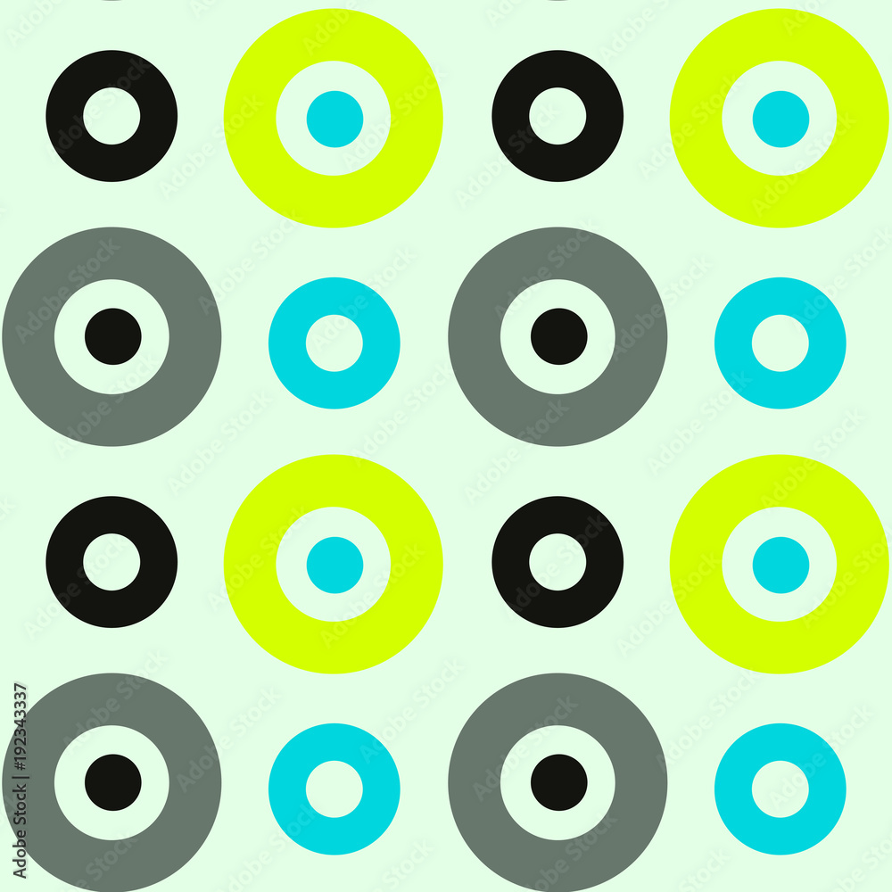 Vivid circles spanish seamless pattern. For print, fashion design, wrapping, wallpaper Vivid circles spanish seamless pattern. For print, fashion design, wrapping, wallpaper