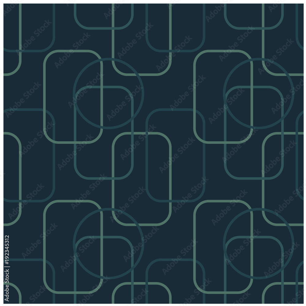 Lines geometric shapes seamless pattern. Design for print, fabric, textile. Seamless wallpaper