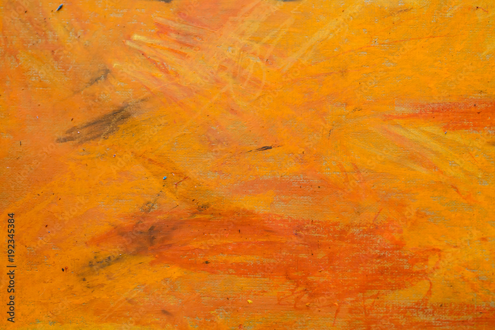 canvas texture orange color. copy space for text