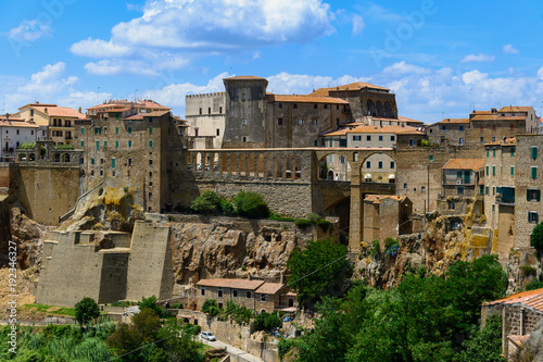 Pitigliano, Toskania, Włochy