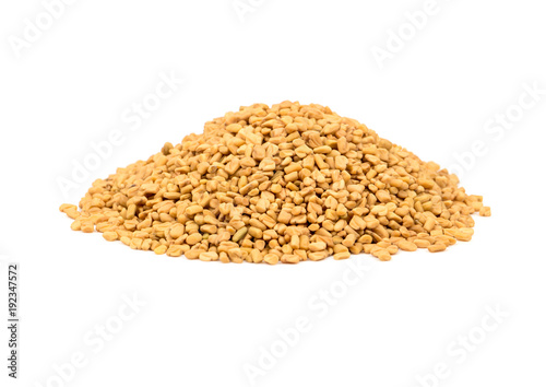 Pile fenugreek grains