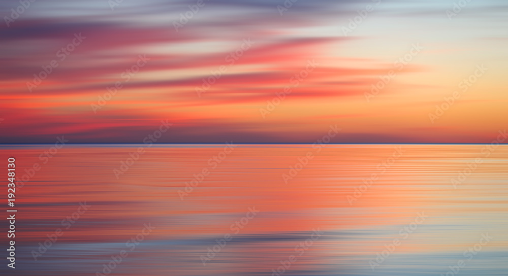 Ocean Sunset Abstract