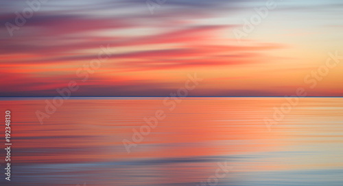 Fototapeta Naklejka Na Ścianę i Meble -  Ocean Sunset Abstract