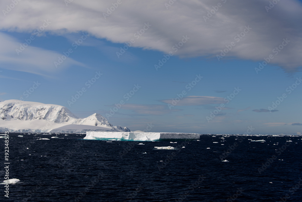 Antarctic landscape with iceberg Antarctic landscape with iceberg