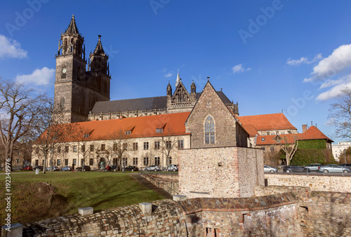 magdeburg dom church germany photo