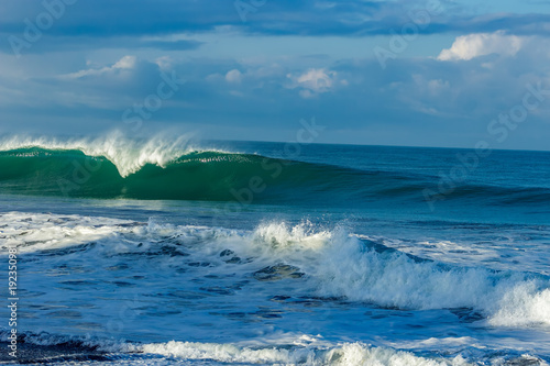 Ocean waves in Playa Hermosa, Costa Rica