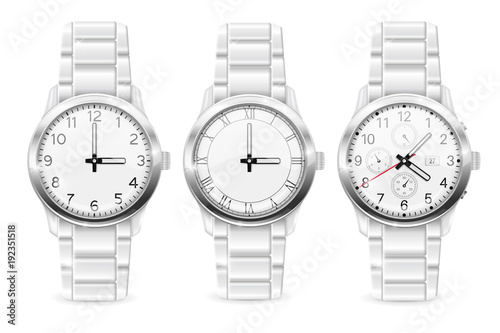 Men wrist watch. Collection of watches