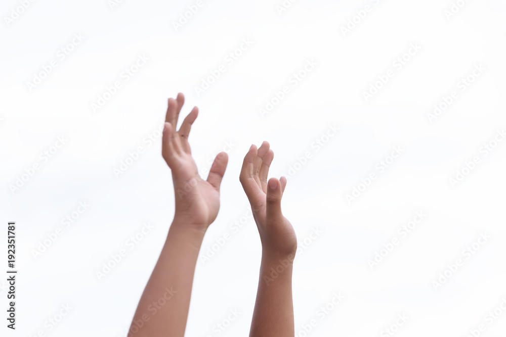 Obraz premium Boy hand