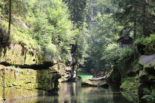 National park Bohemian Switzerland  Czech republic.