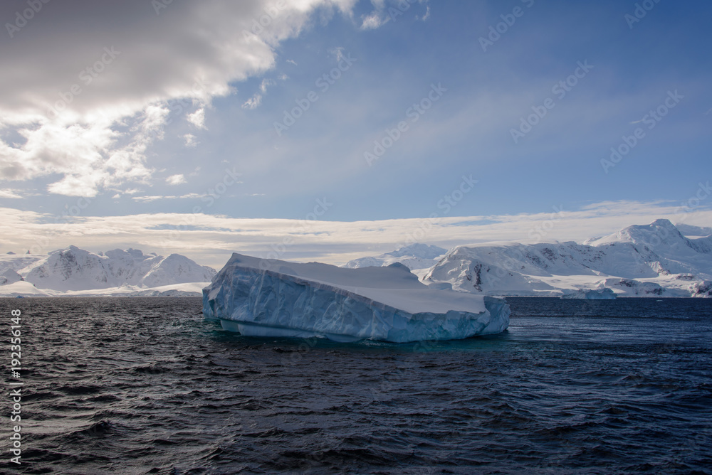 Antarctic landscape with iceberg Antarctic landscape with iceberg
