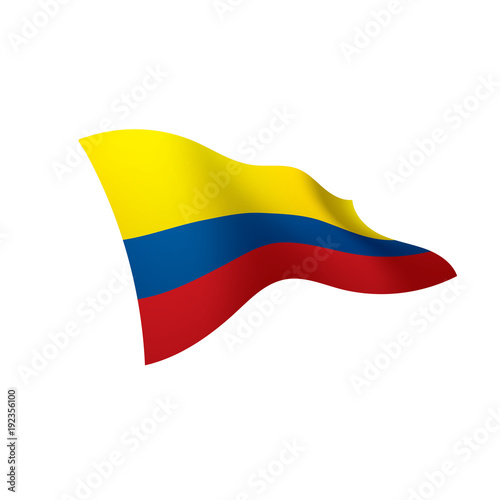 Colombia flag, vector illustration Free Download Colombia flag, vector illustration - GFXLoad