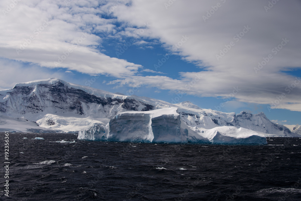 Antarctic landscape with iceberg Antarctic landscape with iceberg