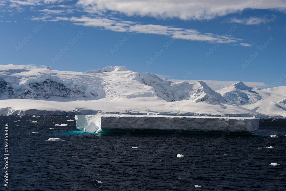 Antarctic landscape with iceberg Antarctic landscape with iceberg