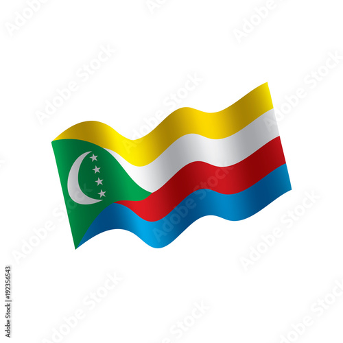 Free Download Comoros flag, vector illustration - GFXLoad