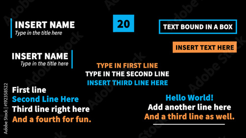 Social Media Titles Pack