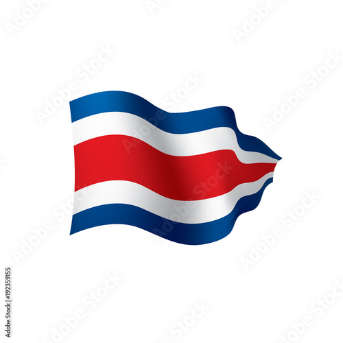 Costa Rica flag, vector illustration Free Download Costa Rica flag, vector illustration - GFXLoad
