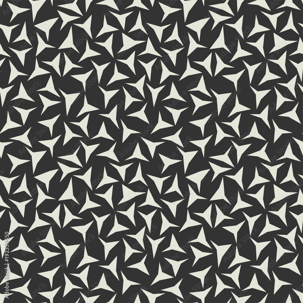 Abstract background, seamless texture. Soft tone beige colous triangles on brown black background.
Abstract background, seamless texture. Soft tone beige colous triangles on brown black background.
