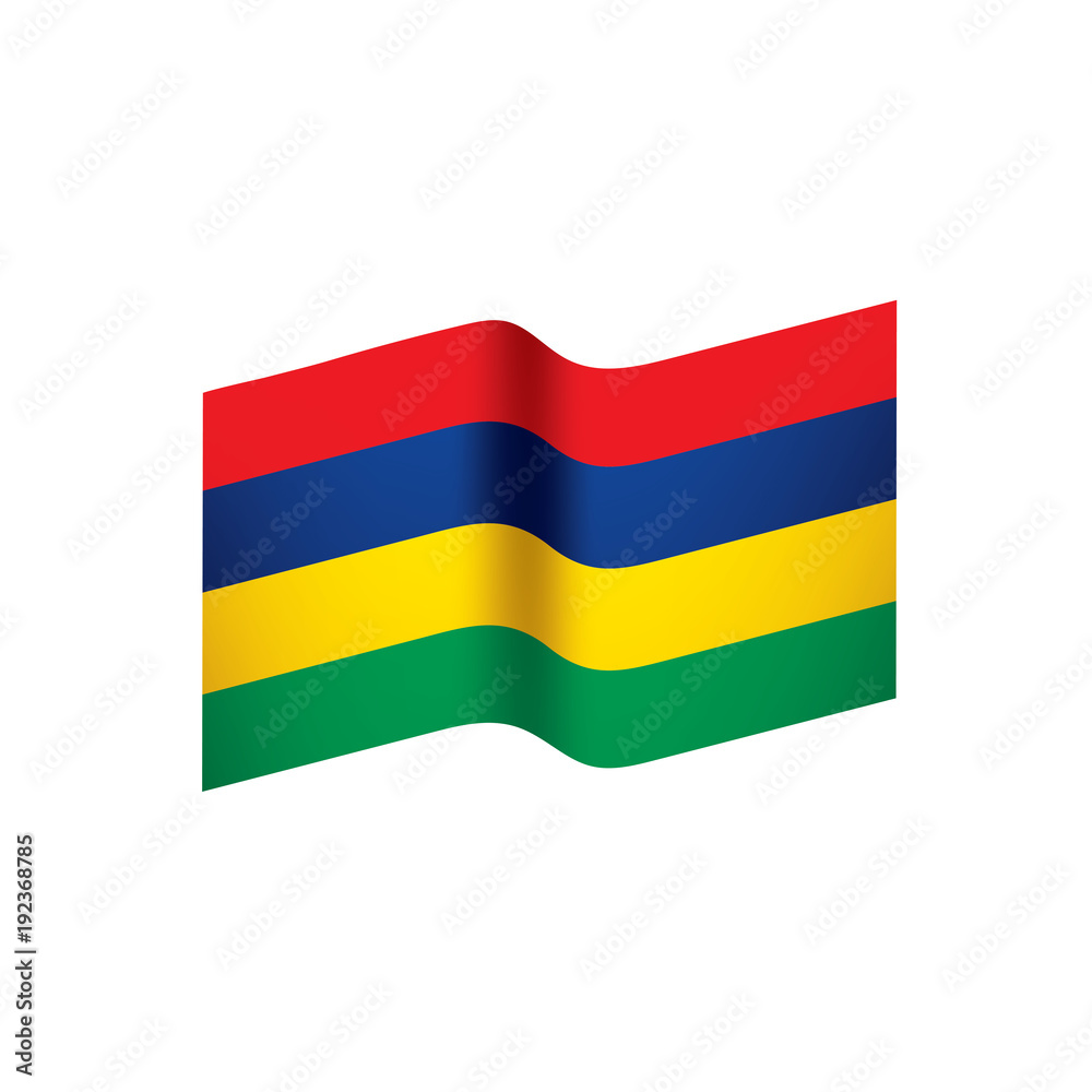 Mauritius flag, vector illustration Mauritius flag, vector illustration