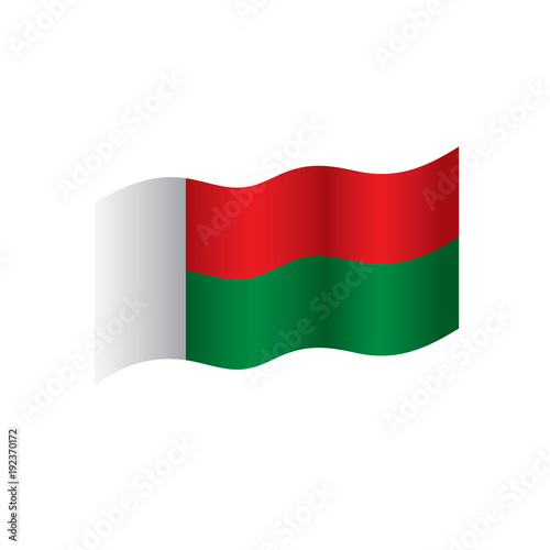 Free Download Madagascar flag, vector illustration - GFXLoad