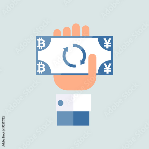 Предложение обмена валюты. Биткоин - иена.