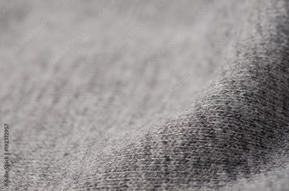 Gray fabric clothing macro Gray fabric clothing macro