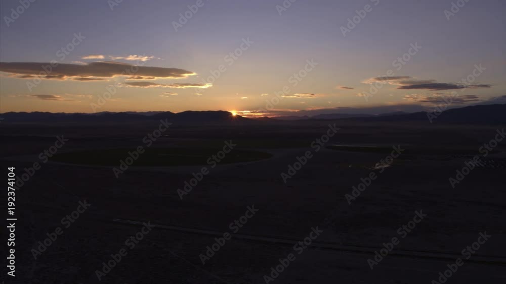 Time lapse of sunrise over landscape / Eagle Mountain, Utah, United States Time lapse of sunrise over landscape / Eagle Mountain, Utah, United States