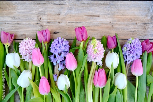 Grußkarte - Frühlingsblumen