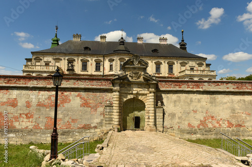 Pidhirtsi Castle, Lviv region, Ukraine. Pidhirtsi Castle the renaissance palace 17th century in western Ukraine. photo