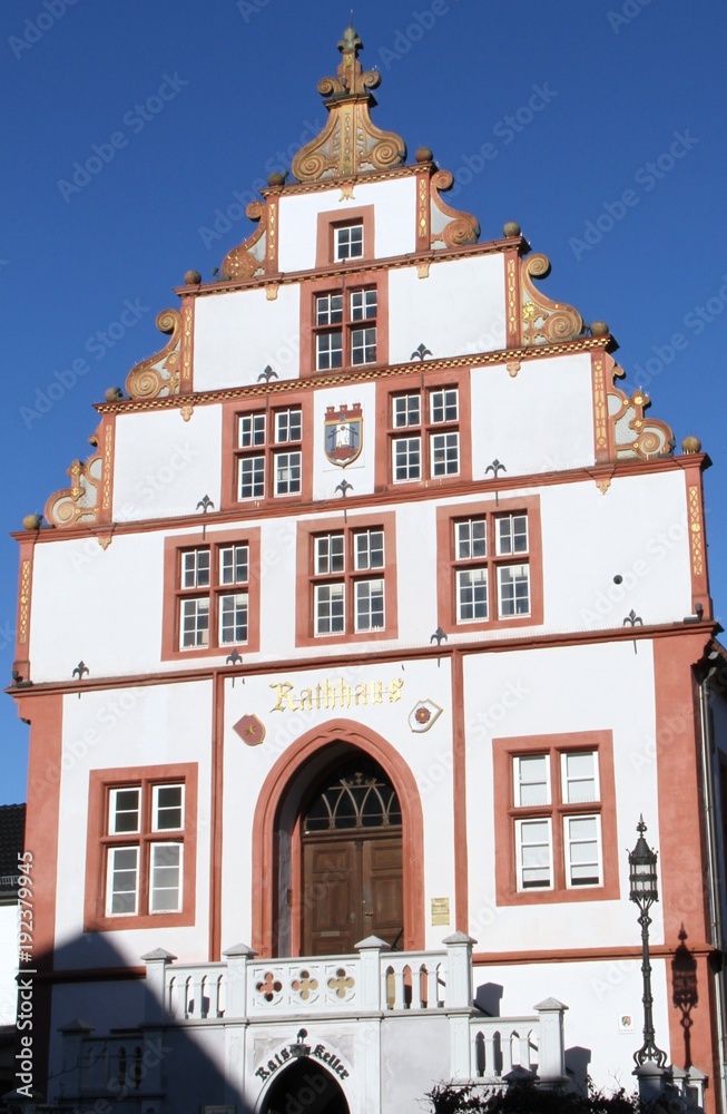 Obraz premium Historisches Rathaus in Bad Salzuflen, Deutschland