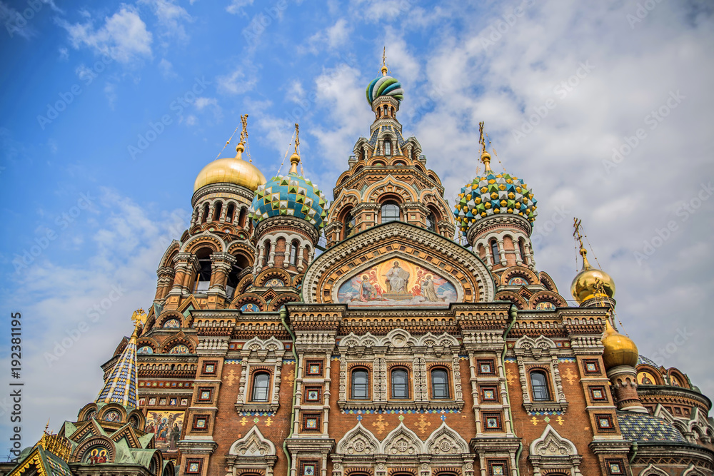 The Church of the Savior on Blood in Saint Petersburg, Russia
