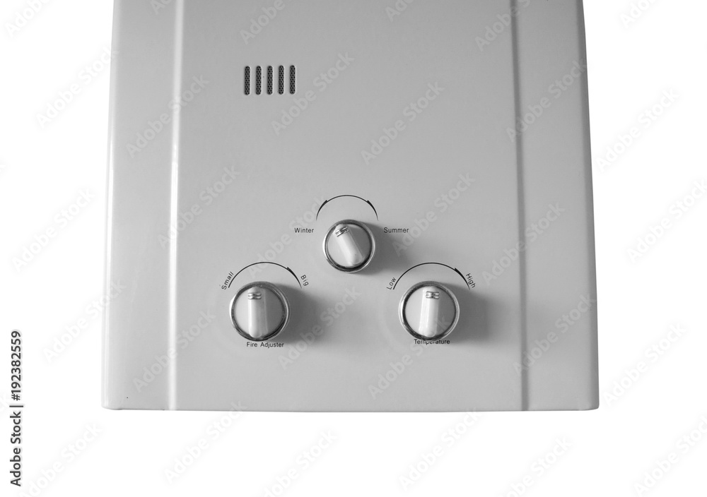 Home gas heater system closeup Home gas heater system closeup