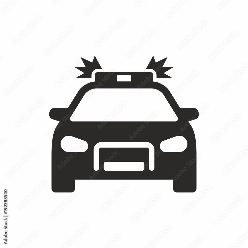 Police car icon Police car icon