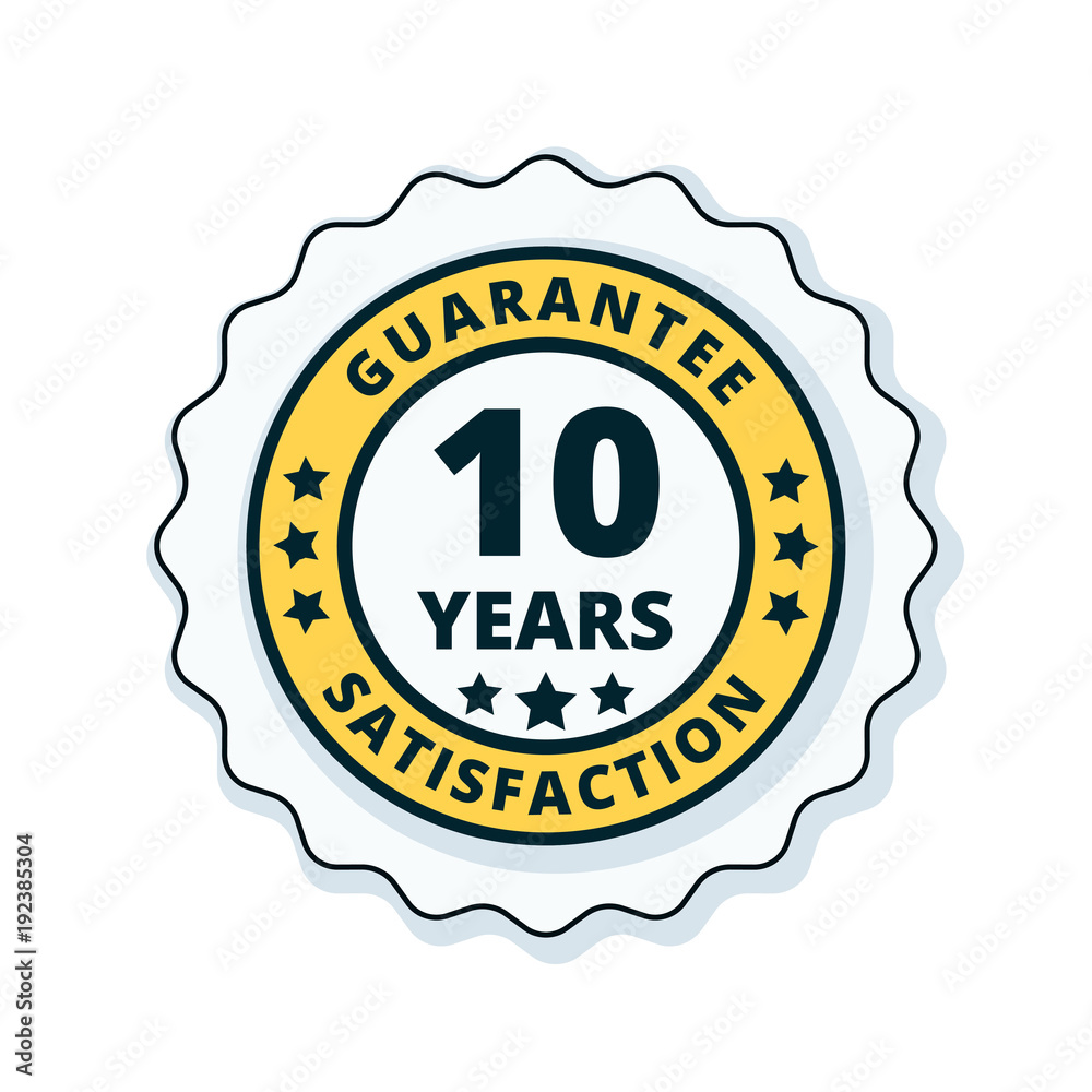 10 Year Guarantee 10 Year Guarantee