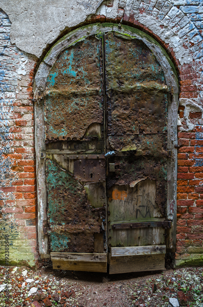 Old church door, Vladimir region Old church door, Vladimir region