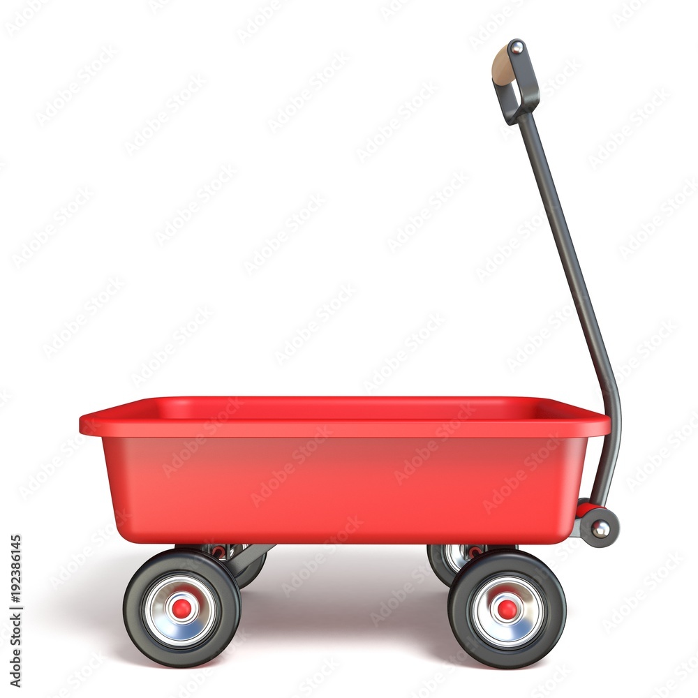 Toy mini wagon side view 3D ilustraci n de Stock Adobe Stock