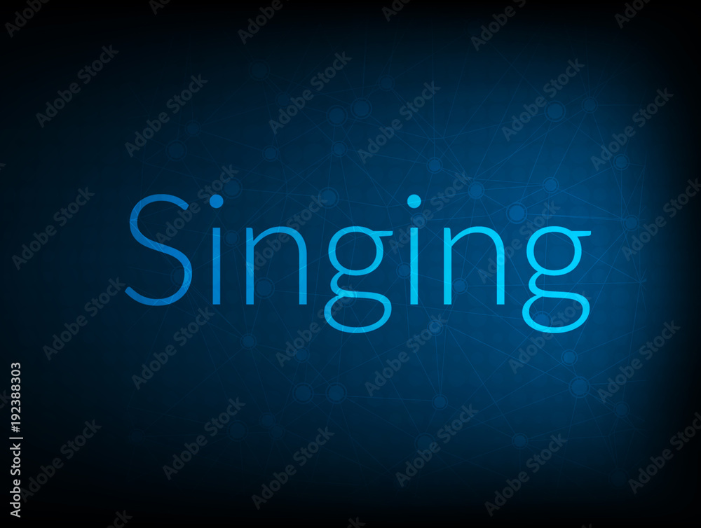 Singing abstract Technology Backgound