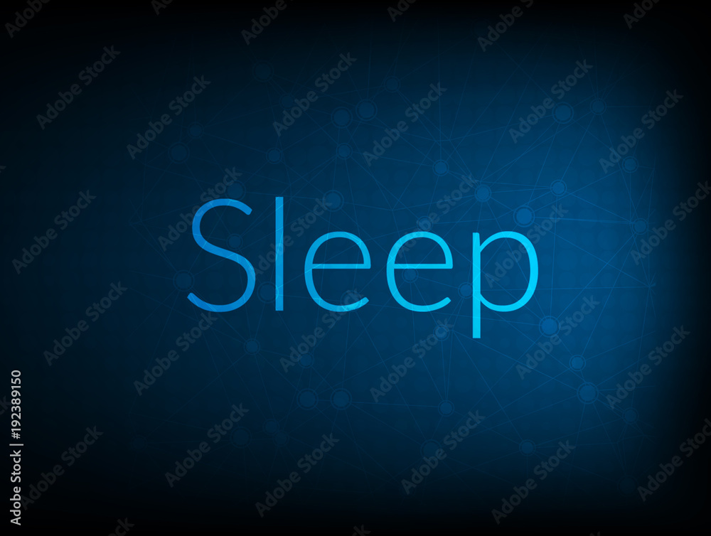 Sleep abstract Technology Backgound