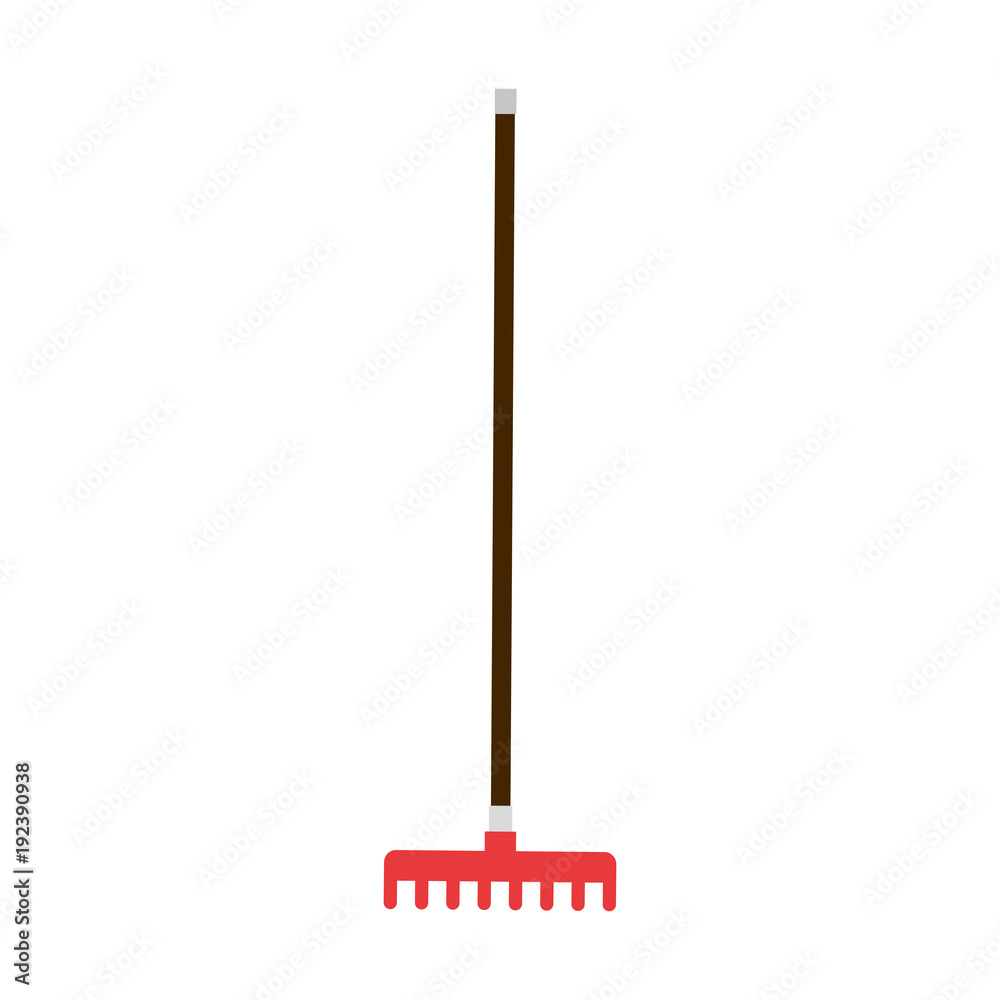 gardening rake isolated icon vector illustration design gardening rake isolated icon vector illustration design