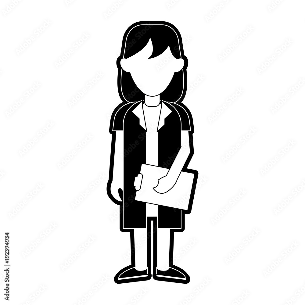 Woman doctor profile icon vector illustration graphic design