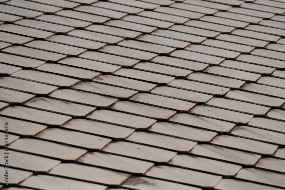 Tile roof background texture