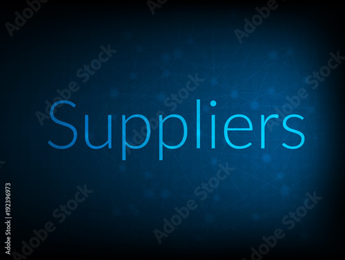 Suppliers abstract Technology Backgound