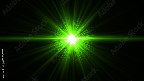 Fototapeta Naklejka Na Ścianę i Meble -  glowing abstract sun burst with digital lens flare.can your adjust the color of the light rays using adjustment layer like Gradient Selective Color, and  create sunlight, optical flare 