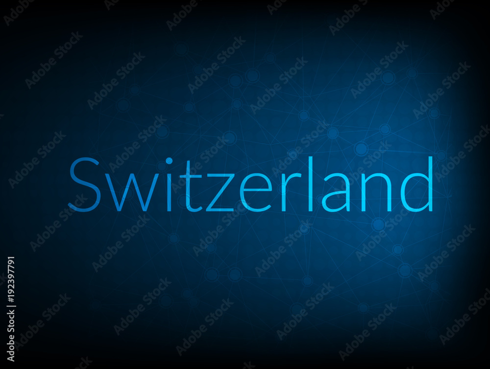 Switzerland abstract Technology Backgound Switzerland abstract Technology Backgound