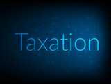Taxation abstract Technology Backgound