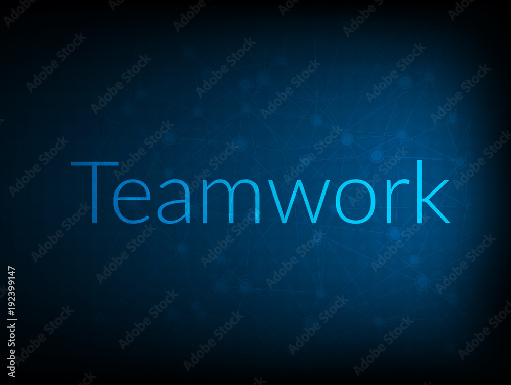 Teamwork abstract Technology Backgound Teamwork abstract Technology Backgound