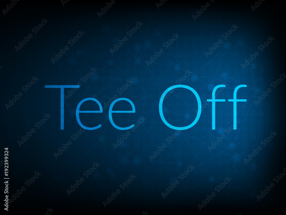 Tee Off abstract Technology Backgound Tee Off abstract Technology Backgound