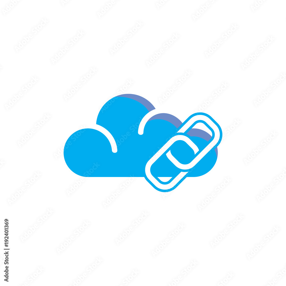 Link Cloud Logo Icon Design Link Cloud Logo Icon Design