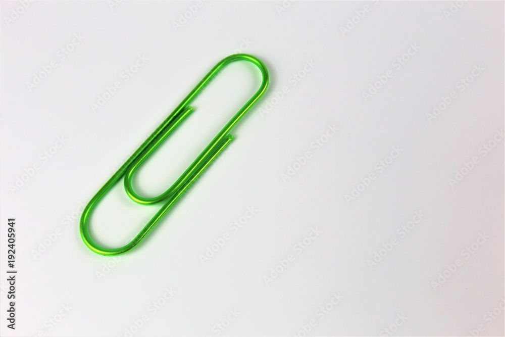 An concept Image of some paperclips with copy space An concept Image of some paperclips with copy space