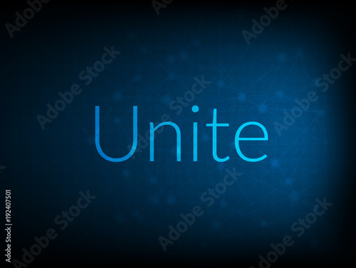 Unite abstract Technology Backgound