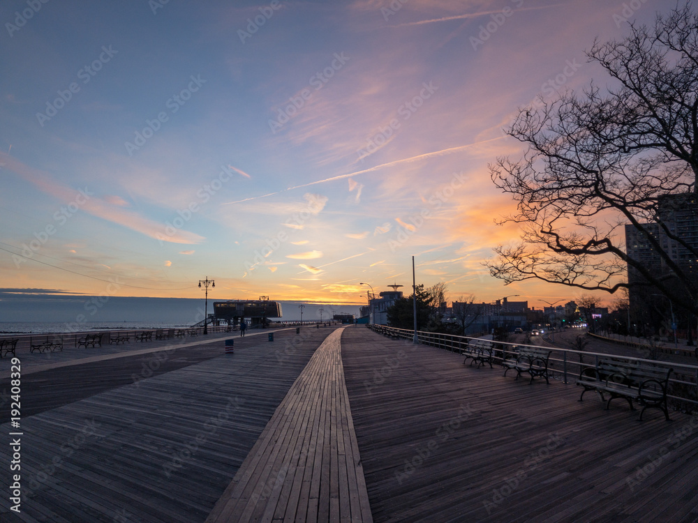 Coney Island Sunset - Brooklyn, New York